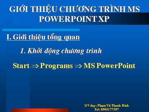 Powerpoint danh cho nguoi moi hoc