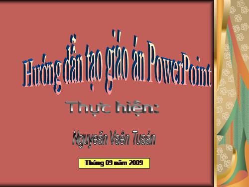 Hướng dẫn tạo Power Point