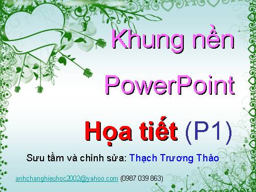 Khung hình nền Họa tiết 01