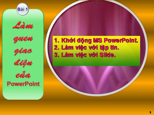 Hướng dẫn tự học PowerPoint p1