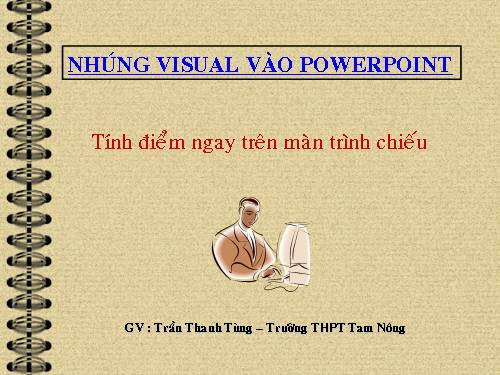 Nhung Visua vao power Point