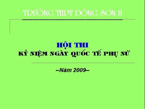 hội thi 08/03/09