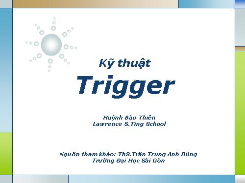 Powerpoint nâng cao - Kỹ thuật cò súng - trigger