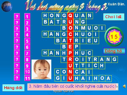 THIẾT KẾ TRÒ CHƠI Ô CHỮ (VBA)