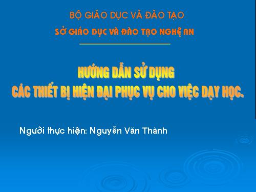 su dung thiet bi