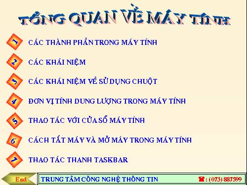 Tổng quan về máy vi tính