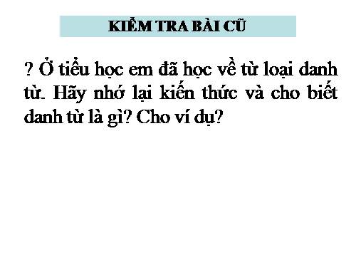 Bài 8. Danh từ