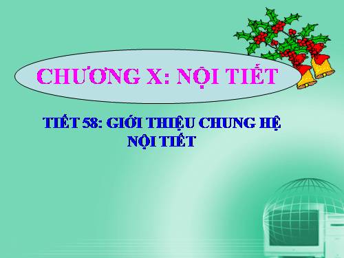 Bài 55. Giới thiệu chung hệ nội tiết