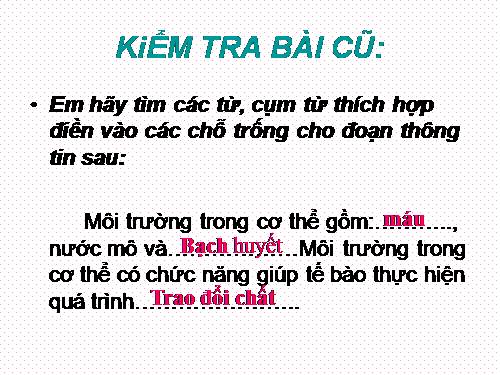 Bài 16. Tuần hoàn máu và lưu thông bạch huyết