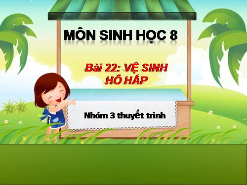 Bài 22. Vệ sinh hô hấp