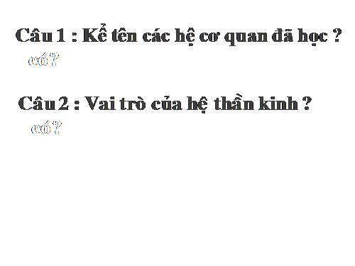 Bài 55. Giới thiệu chung hệ nội tiết