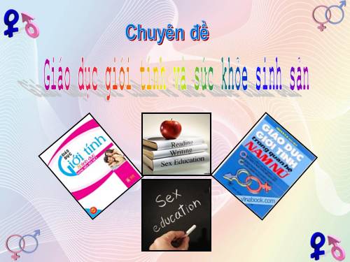 Chuyên đề:GD giới tính và sức khỏe sinh sản tuổi vị thành niên(mới)