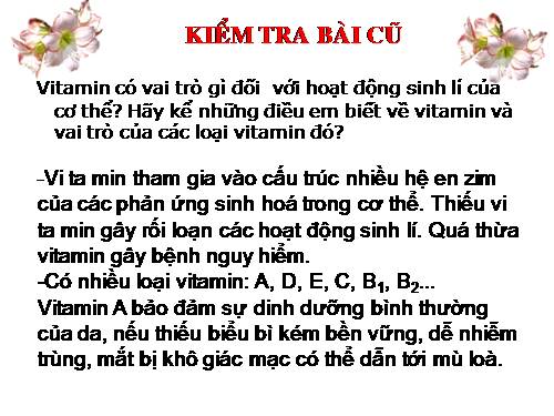 Bài 36. Tiêu chuẩn ăn uống. Nguyên tắc lập khẩu phần