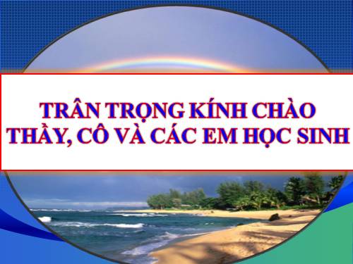 Bài 13. Máu và môi trường trong cơ thể