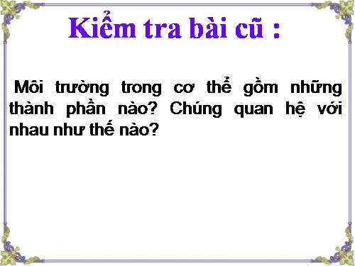 Bài 16. Tuần hoàn máu và lưu thông bạch huyết