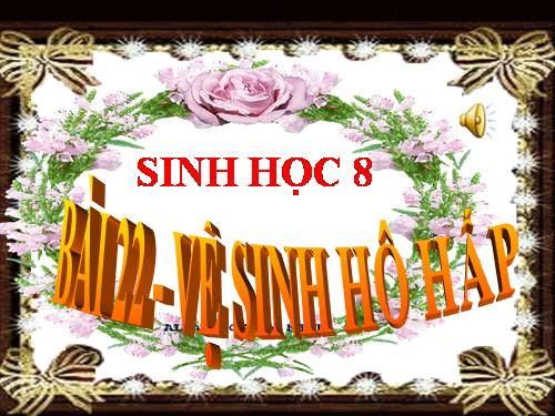 Bài 22. Vệ sinh hô hấp