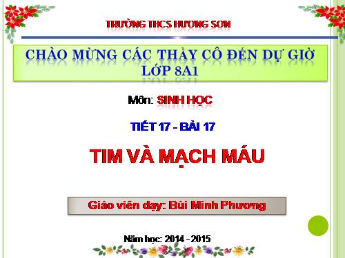 Bài 17. Tim và mạch máu