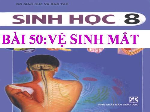 Bài 50 Vệ sinh mắt