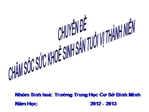 chuyen de