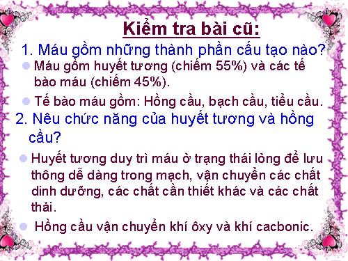 Bài 14. Bạch cầu- Miễn dịch