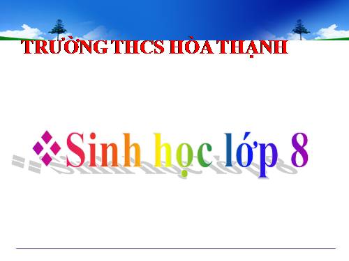 Bài 13. Máu và môi trường trong cơ thể