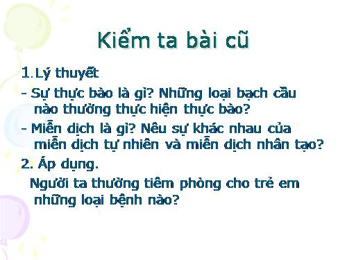 Bài 15. Đông máu và nguyên tắc truyền máu