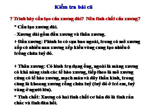 Bài 9. Cấu tạo và tính chất của cơ