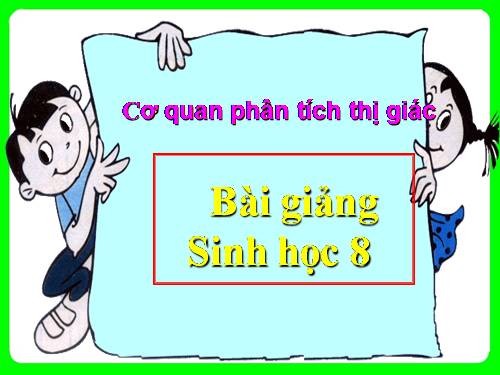 Bài 49. Cơ quan phân tích thị giác