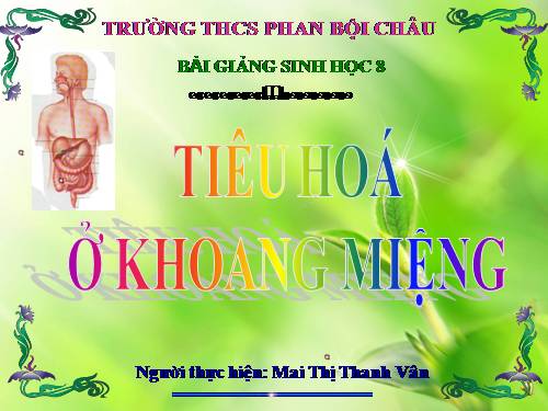 Bài 25. Tiêu hóa ở khoang miệng