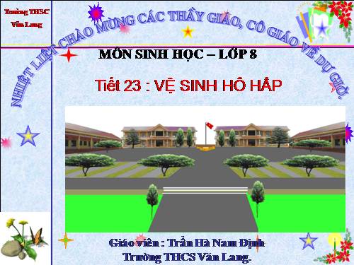 Bài 22. Vệ sinh hô hấp