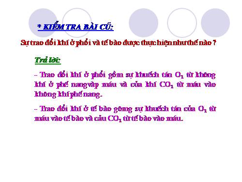 Bài 22. Vệ sinh hô hấp