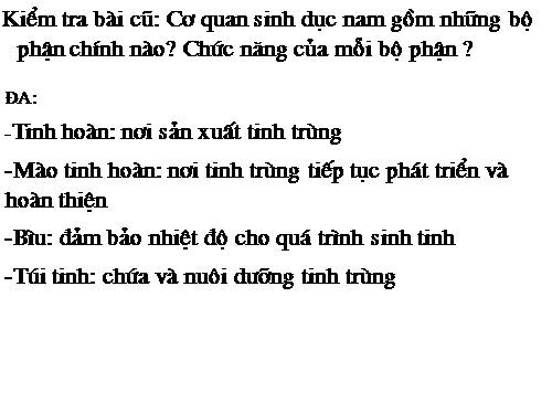 Bài 61. Cơ quan sinh dục nữ