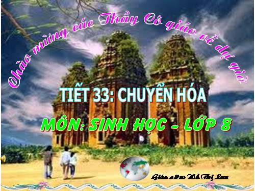 Bài 32. Chuyển hóa