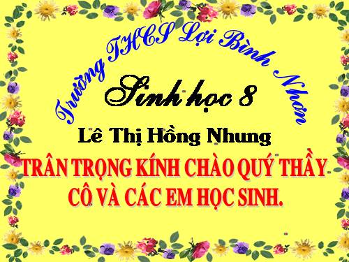 Bài 31. Trao đổi chất