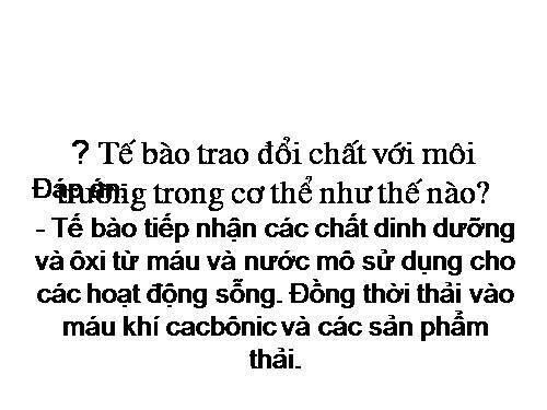 Bài 32. Chuyển hóa