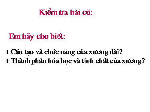 Bài 9. Cấu tạo và tính chất của cơ