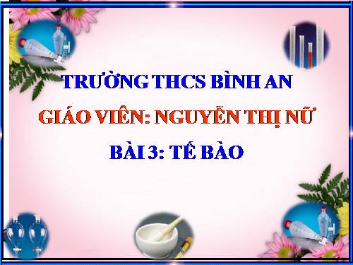 Bài 3. Tế bào