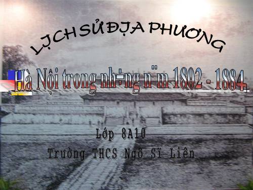 chương trình sử địa phương