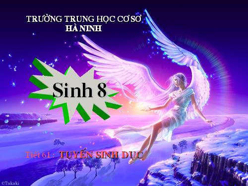 Bài 58. Tuyến sinh dục