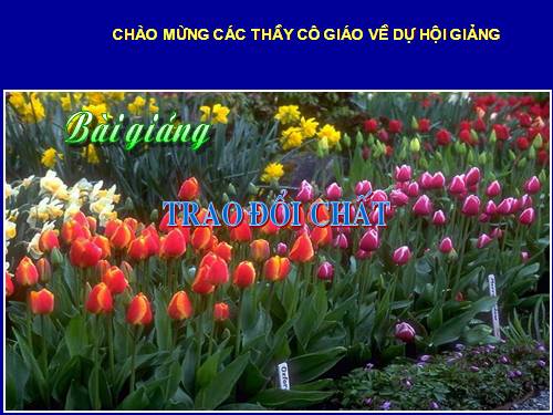 Bài 31. Trao đổi chất