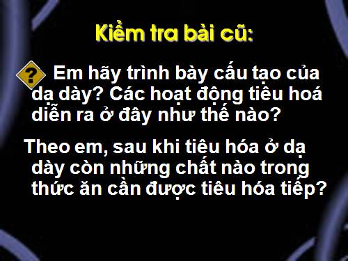 Bài 28. Tiêu hóa ở ruột non