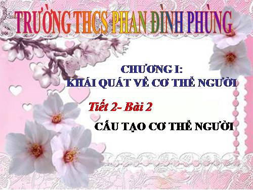 Bài 2. Cấu tạo cơ thể người