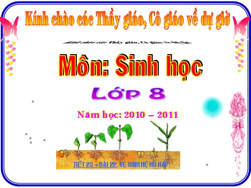 Bài 22. Vệ sinh hô hấp