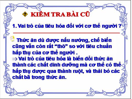 Bài 25. Tiêu hóa ở khoang miệng