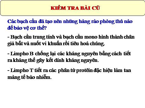 Bài 15. Đông máu và nguyên tắc truyền máu