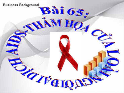 Bài 65. Đại dịch AIDS - Thảm họa của loài người