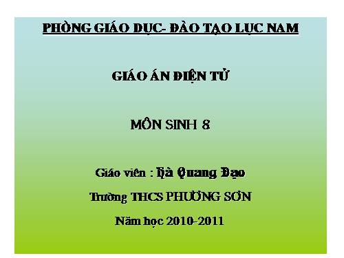 Bài 55. Giới thiệu chung hệ nội tiết