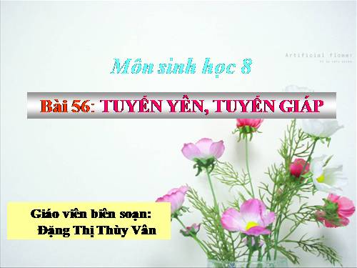 Bài 56. Tuyến yên, tuyến giáp