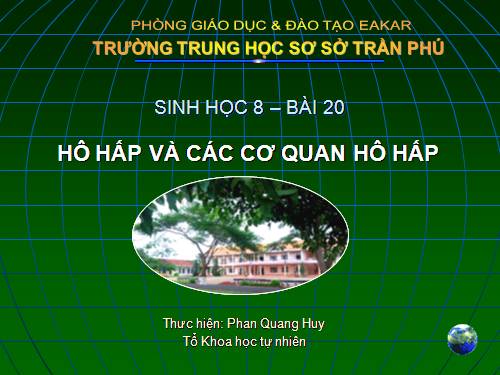 Bài 20. Hô hấp và các cơ quan hô hấp