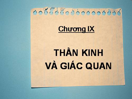 Bài 43. Giới thiệu chung hệ thần kinh